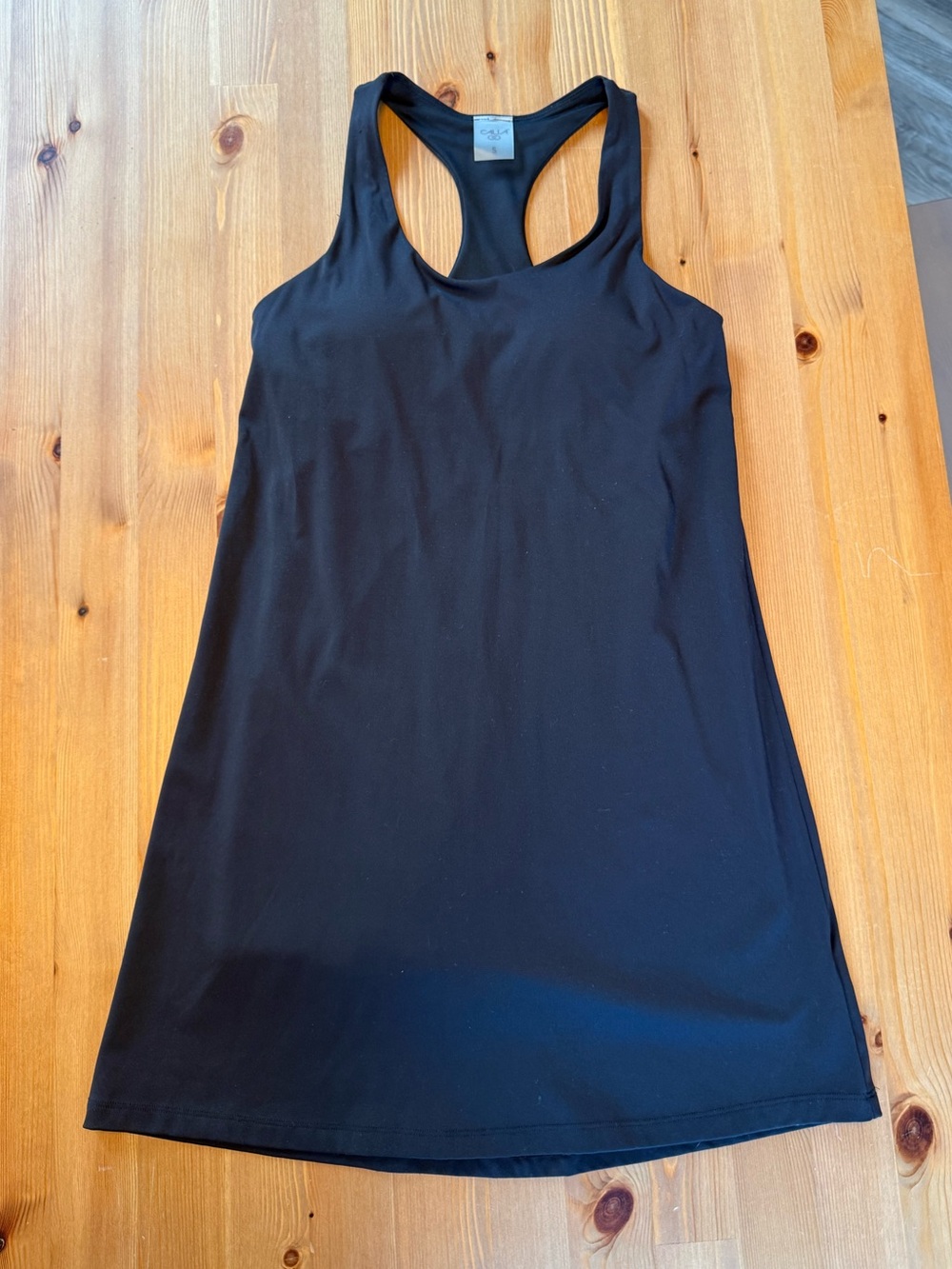 Calia Black Athletic Racerback Tennis Dress